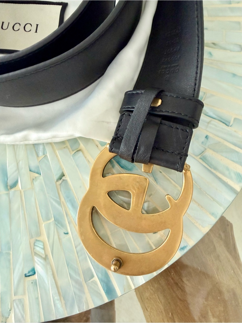 Gucci Marmont Black belt 85 (34) - Picture 12 of 13